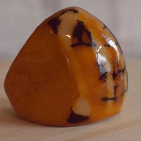 Handmade Ring in Tagua Size 10 Unisex. - Picture 1 of 10